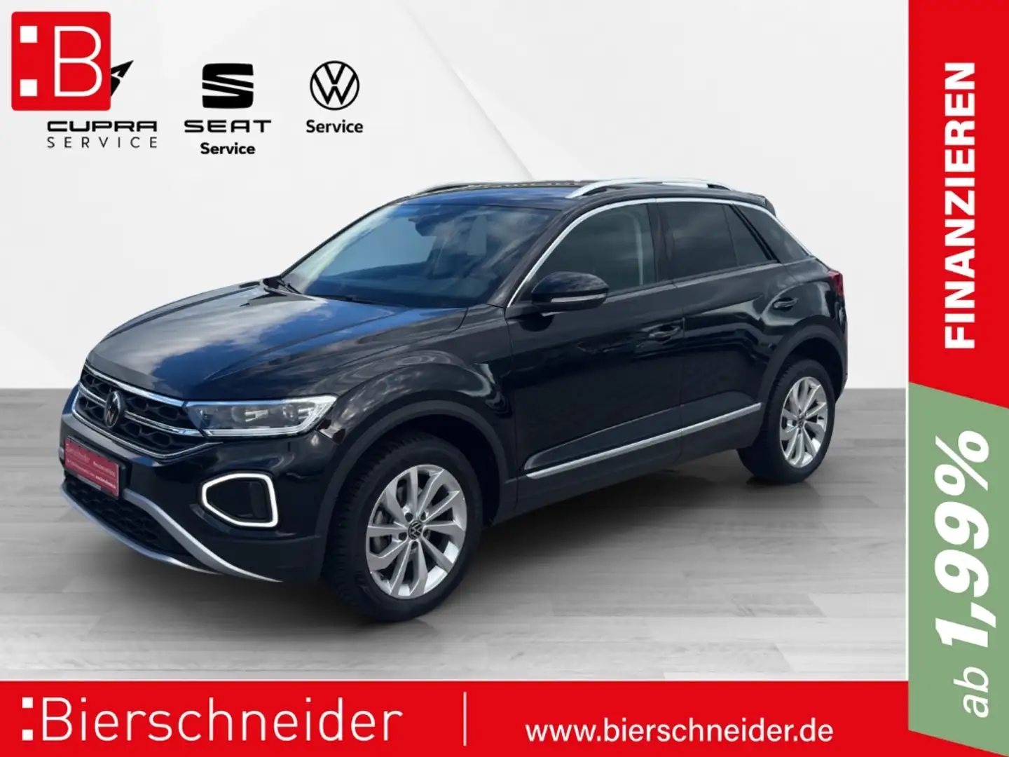 Volkswagen T-Roc 1.5 TSI DSG Style DIGITAL COCKPIT PRO LED NAVI 17 Schwarz - 1