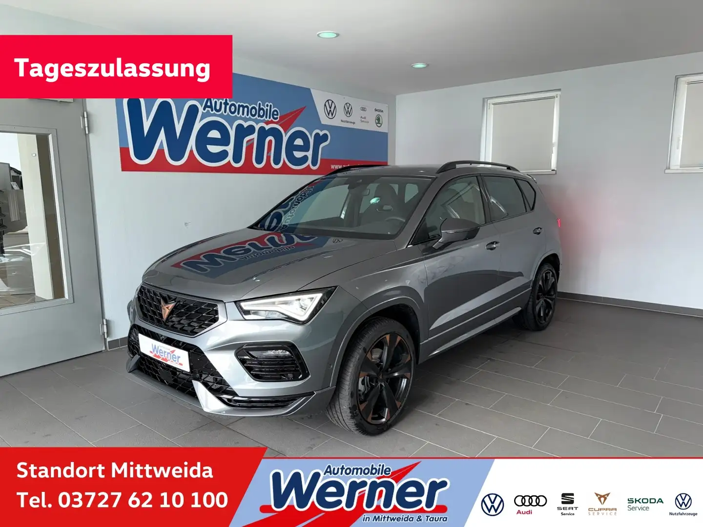 CUPRA Ateca 2.0TSI Allrad AHK Navi LED ACC 5J.Garantie Grau - 1