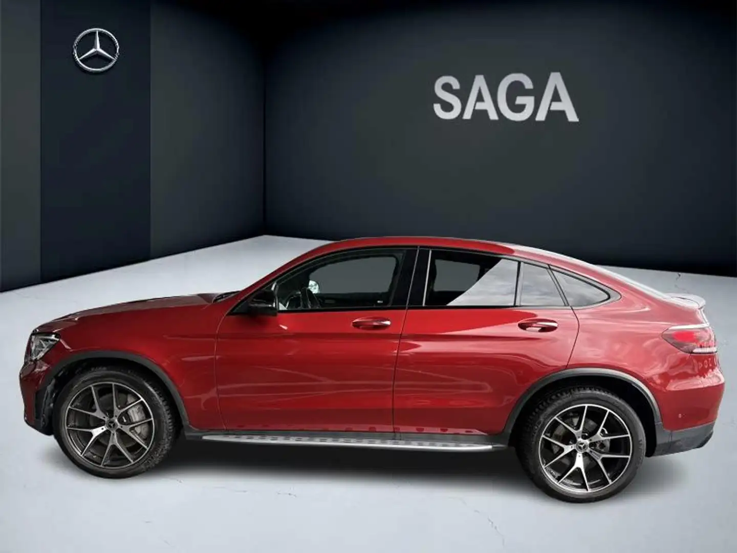 Mercedes-Benz GLC 200 Glc d 4MATIC Coupé AMG Line Rood - 2