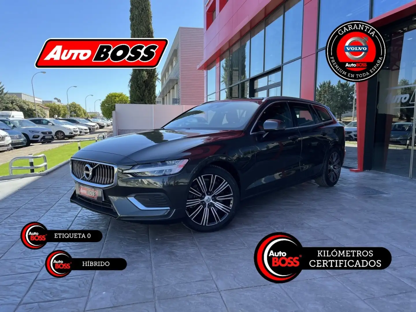 Volvo V60 T6 Twin Recharge Inscription AWD Gris - 1