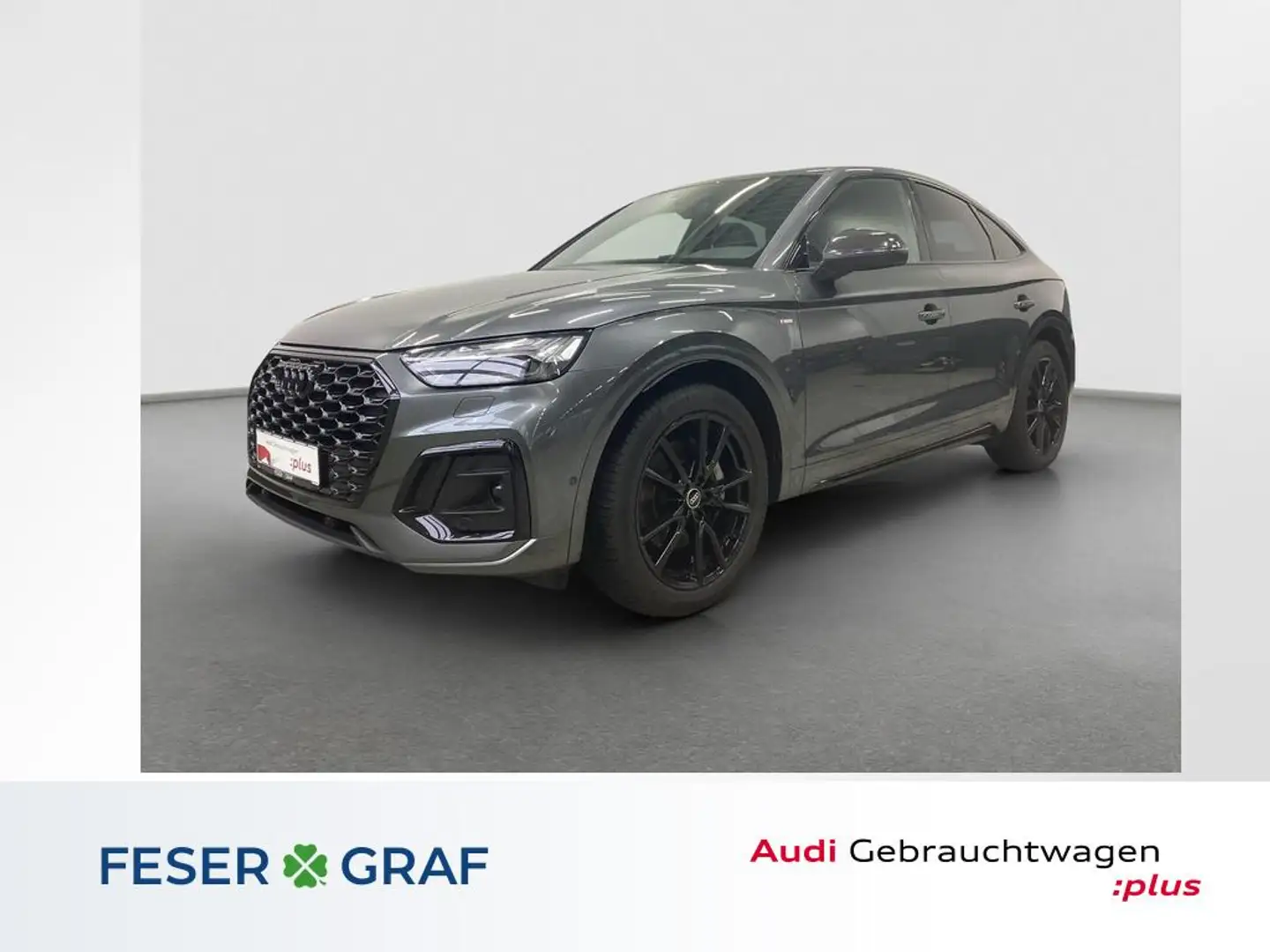 Audi Q5 Sportback S line 50 TDI AIR AHK B&O Stdhz. Matrix Grau - 1
