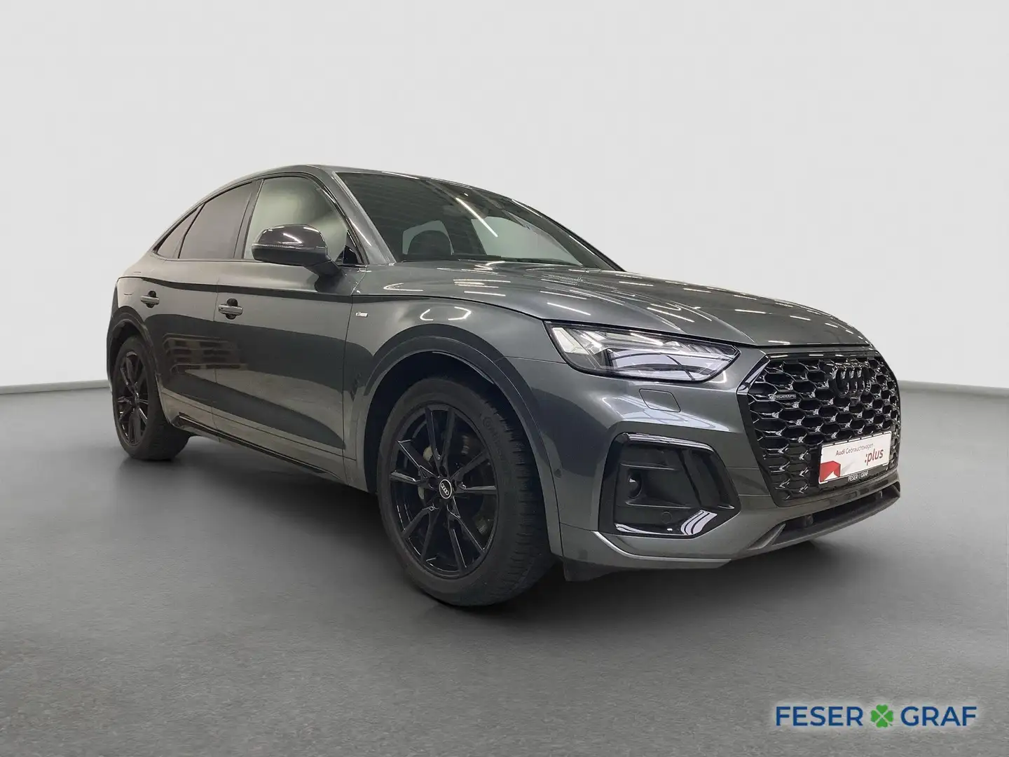 Audi Q5 Sportback S line 50 TDI AIR AHK B&O Stdhz. Matrix Grau - 2