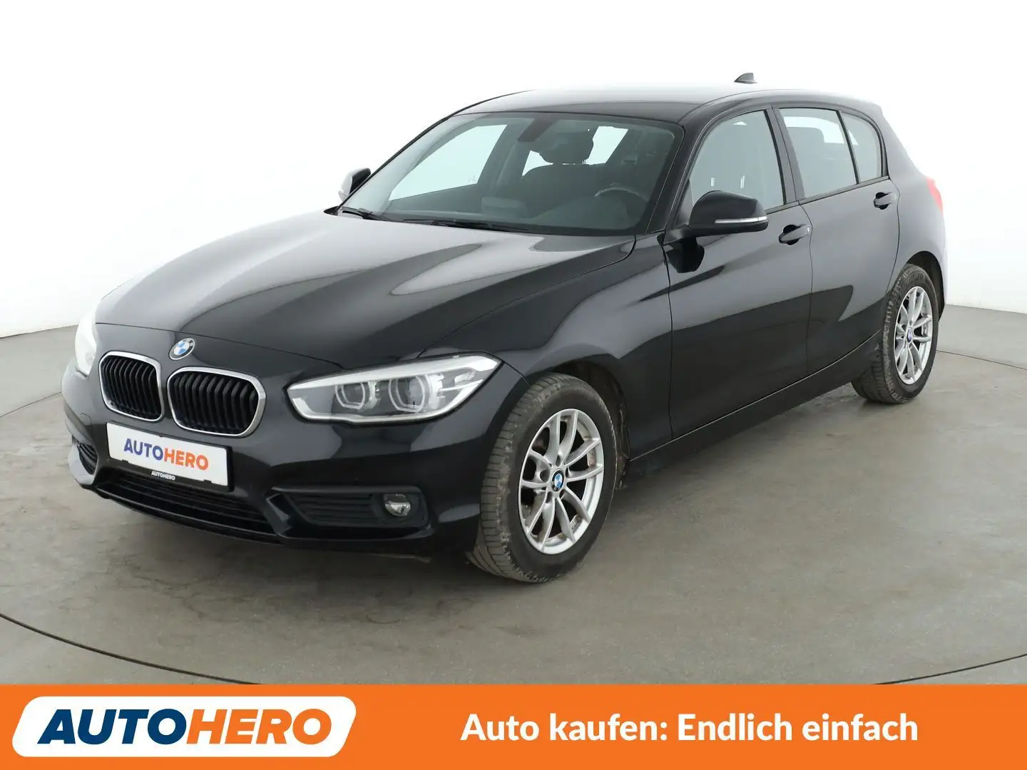 BMW 116 116i *NAVI*PDC*SHZ*TEMPO*ALU*KLIMA* Noir - 1