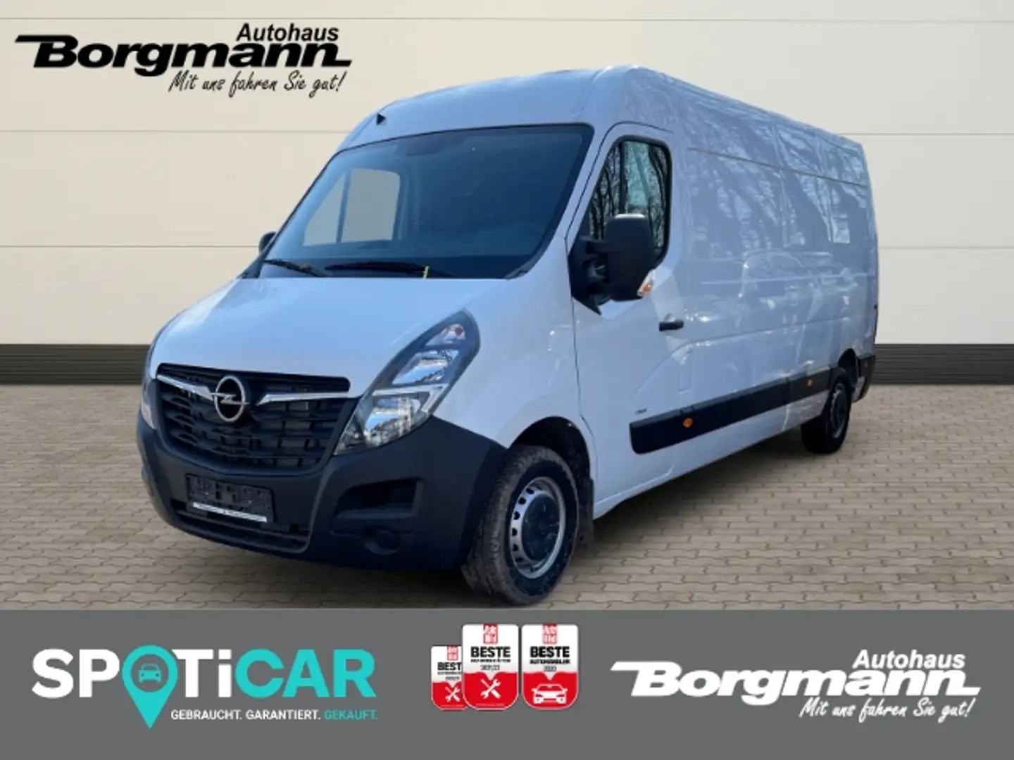 Opel Movano B Kasten L3H2 3,5t 163PS AHK Navi DAB Rückf Blanc - 1
