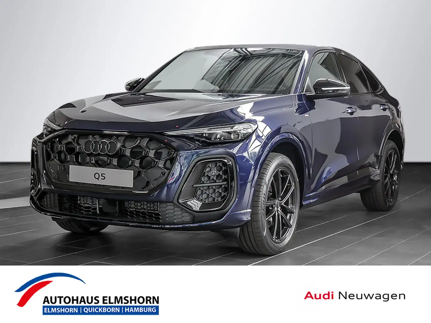 Audi Q5 40 TFSI quattro S line Blauw - 1
