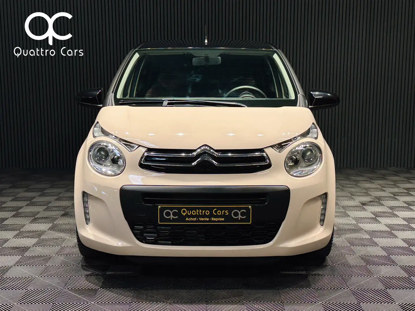 Citroen C1 1.0VTi Clim Car play Capteurs Bi-Color Beige - 2