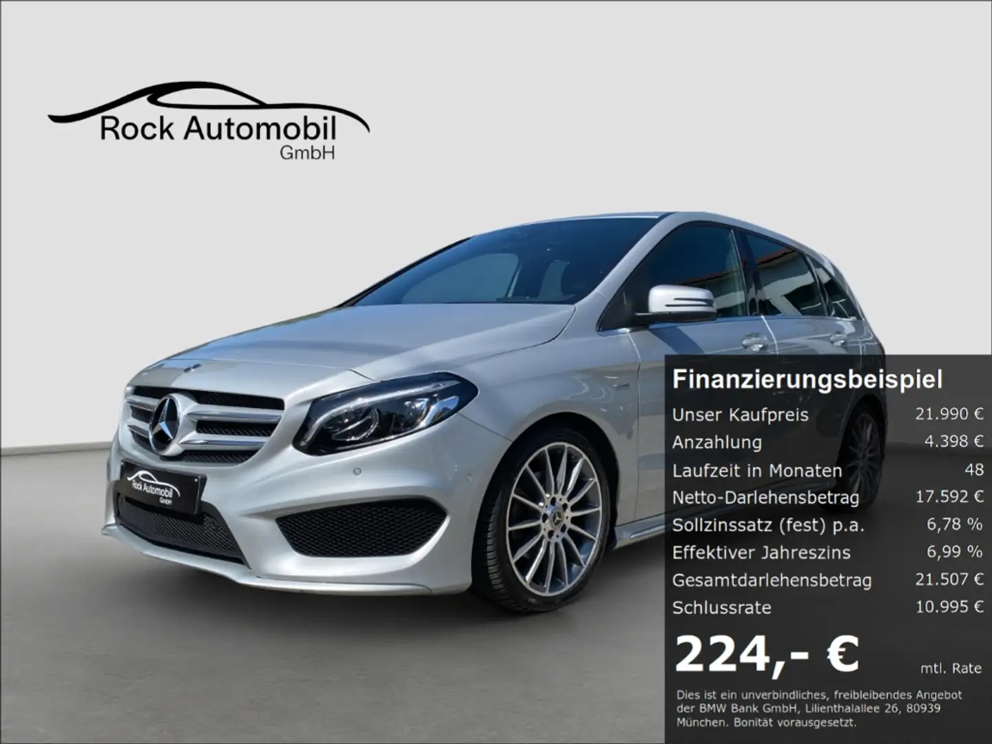 Mercedes-Benz B 180 7G Urban AMG Line Automatik *Garantie* Silver - 1
