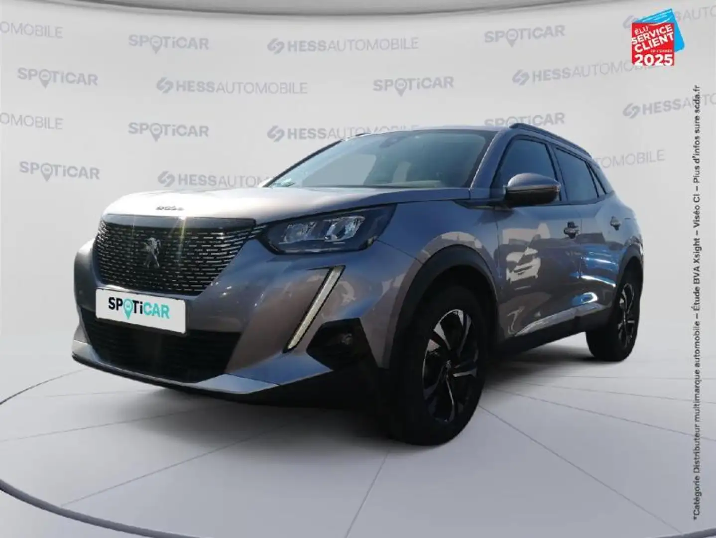 Peugeot 2008 1.5 BlueHDi 130ch S\u0026S Allure EAT8 125g Gris - 1