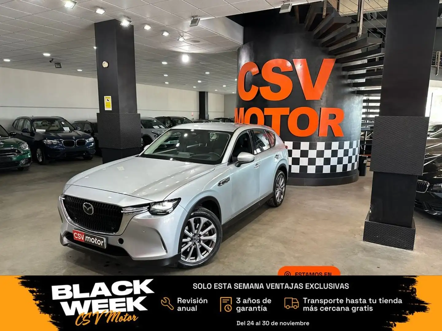 Mazda CX-60 e-Skyactiv PHEV AWD Exclusive-Line Argent - 1