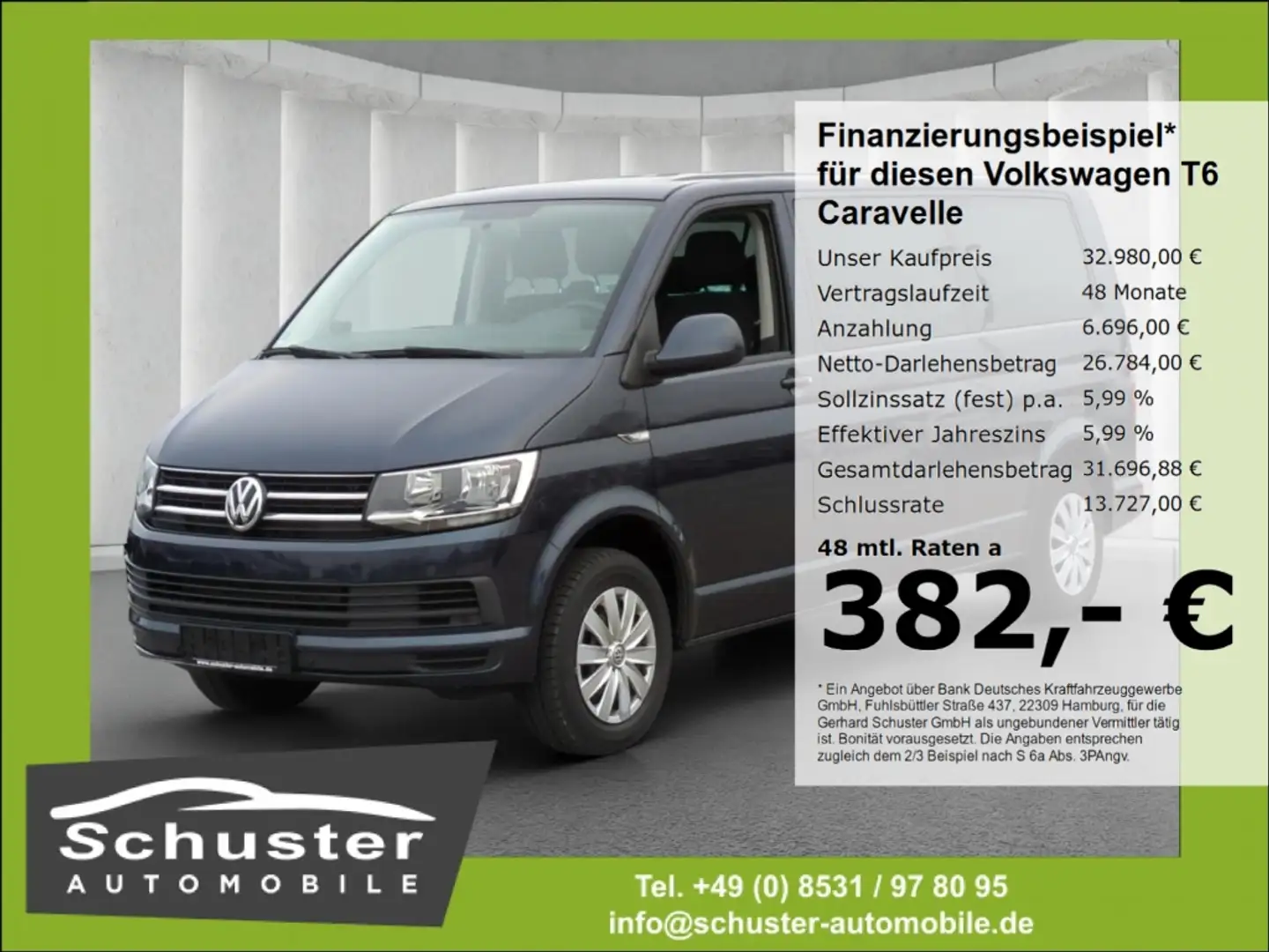 Volkswagen T6 Caravelle LR 9-Sitzer TDI*DSG Navi Tempo SHZ Azul - 1