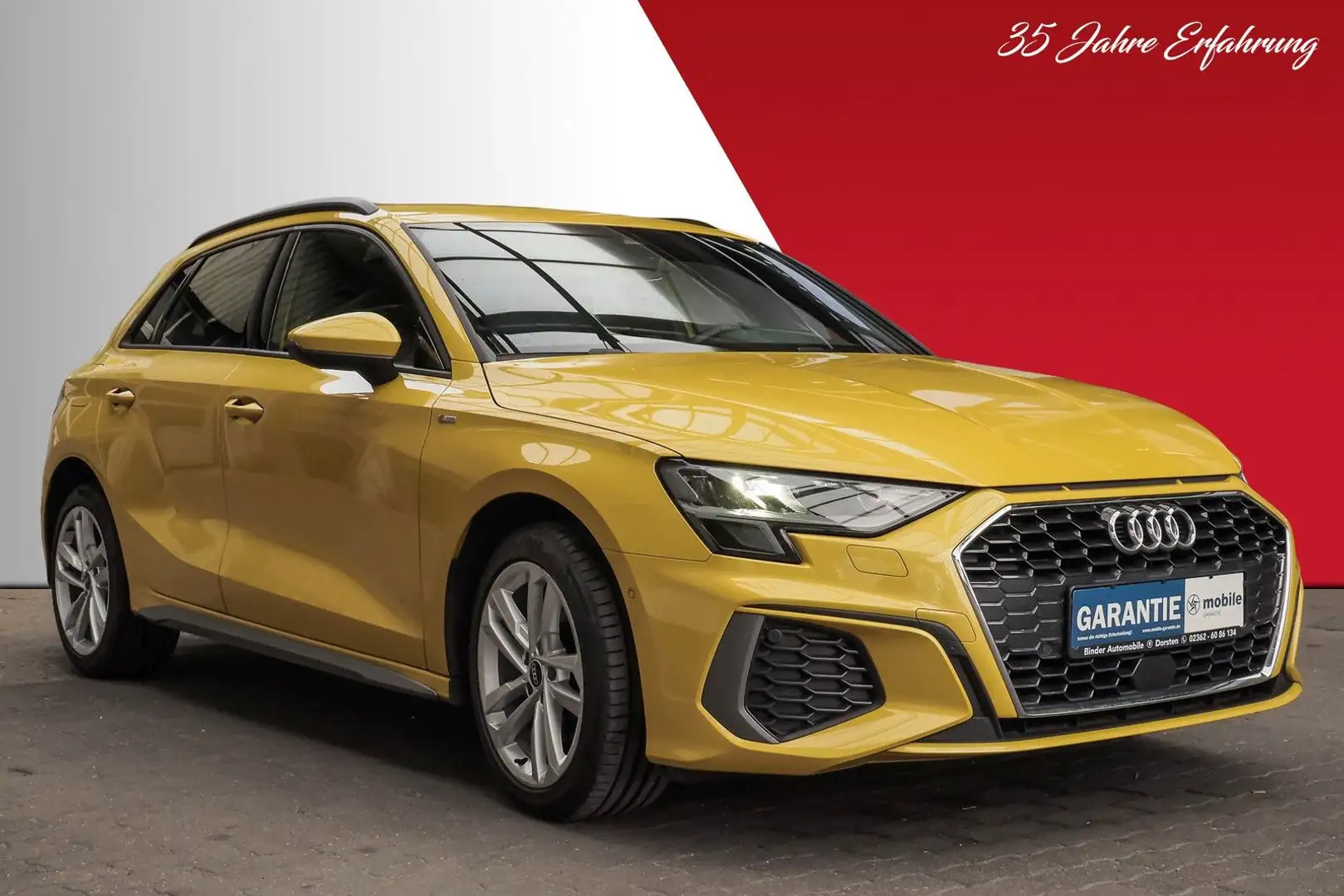 Audi A3 30 G-tron S LINE*BENZIN/CNG*8 x ALU*GARANTIE* Gelb - 2