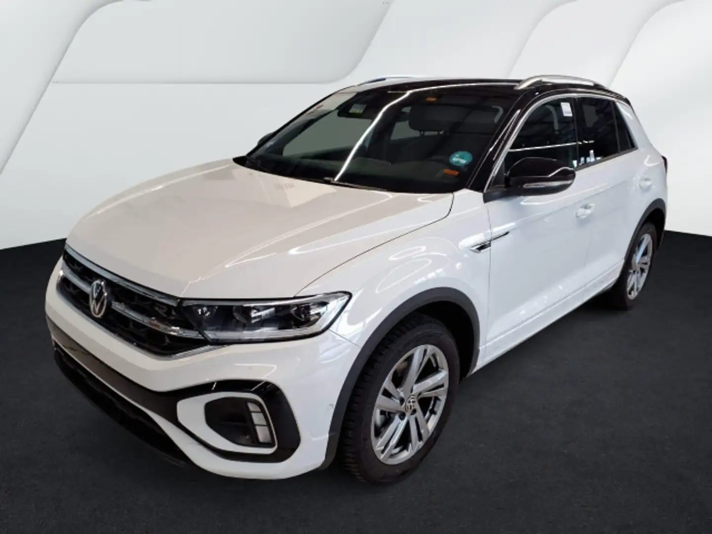 Volkswagen T-Roc R-LINE 1.5 TSI DSG AHK LED+ NAV KAM PDC SH Bianco - 2