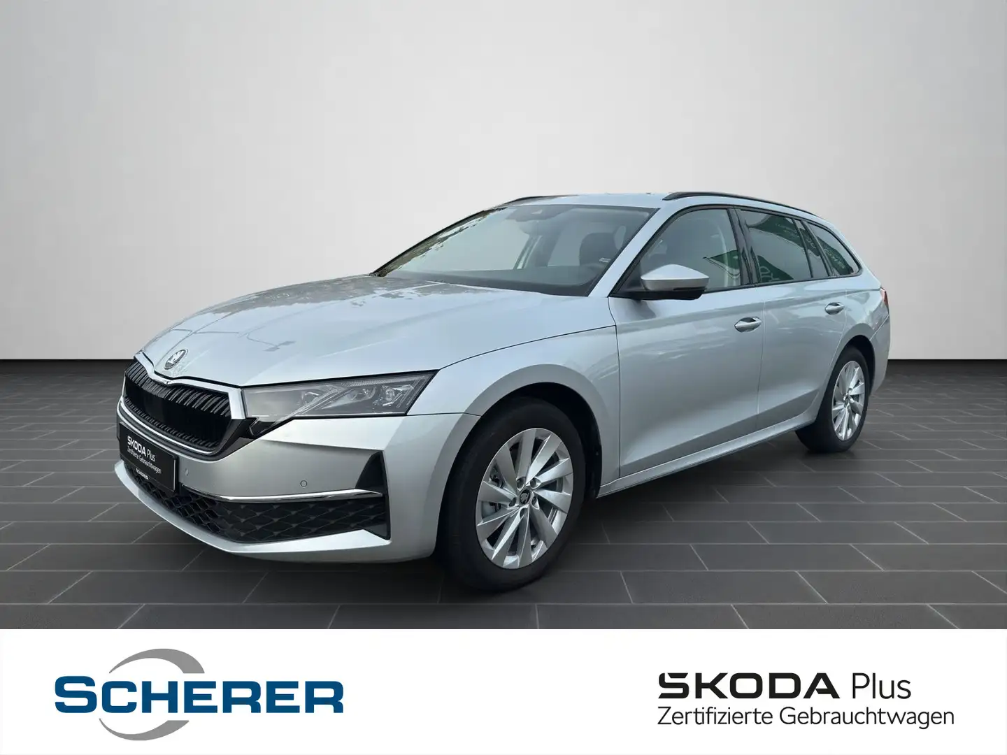 Skoda Octavia Combi 2.0 TDI DPF Selection Navi, RFK, A Silber - 1