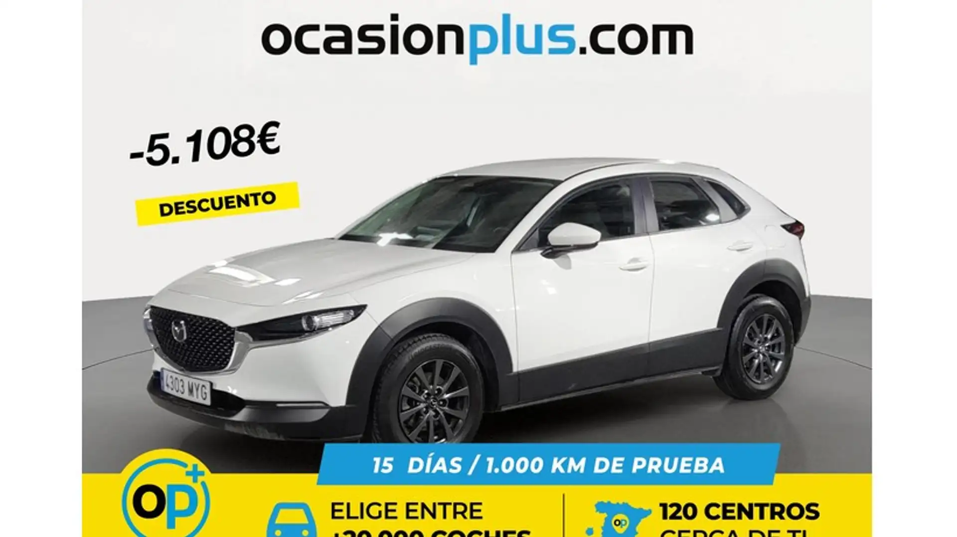 Mazda CX-30 2.5 e-Skyactiv-G Prime Line FWD Aut. 103kW Blanc - 1