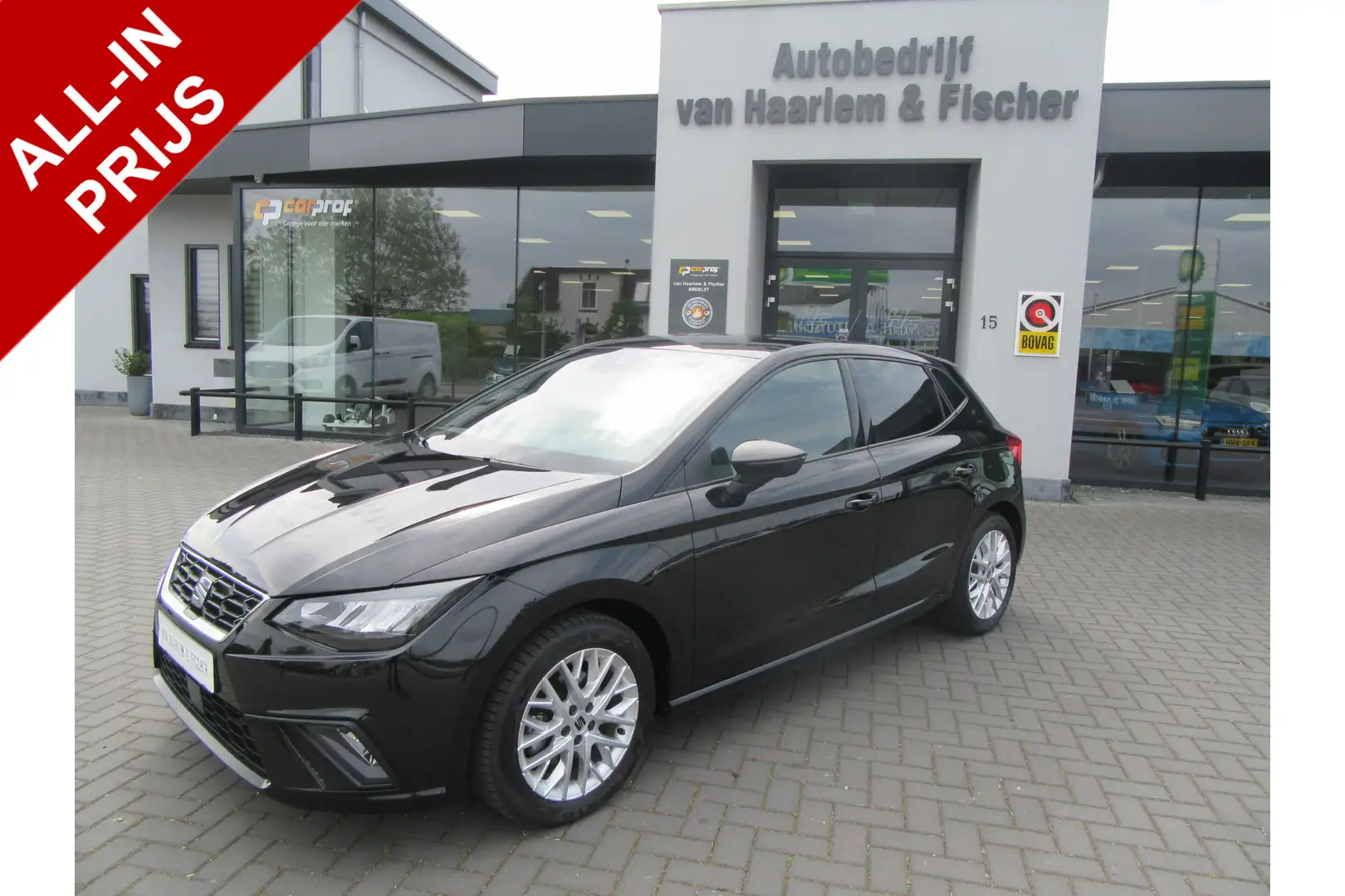 SEAT Ibiza 1.0 EcoTSI 116PK FR Anniversary, Navi, Carplay, PD Zwart - 1