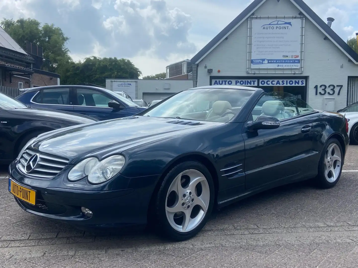 Mercedes-Benz SL 500 V8 306PK AUT/BOSE/LEDER/ZEER-MOOI Bleu - 1