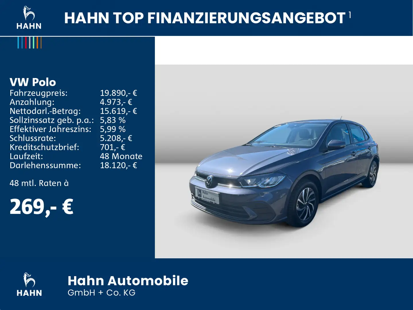 Volkswagen Polo Life 1.0TSI DSG LED IQ.Drive ACC App Klima Grau - 2