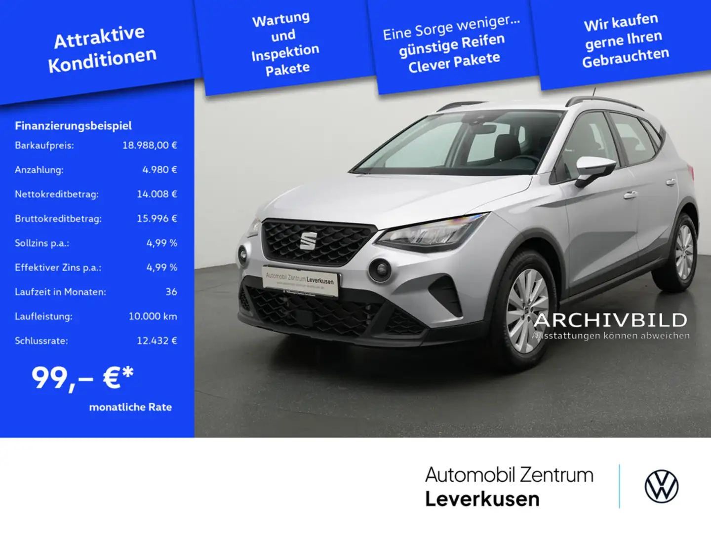 SEAT Arona Style VIRT LED PDC CARPLAY NAVI SHZ Schwarz - 1