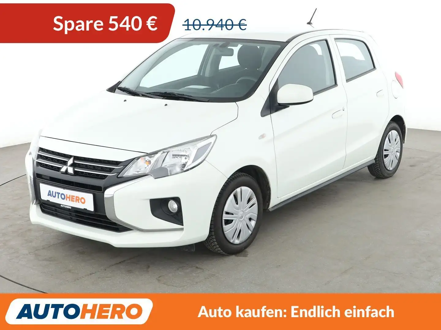 Mitsubishi Space Star 1.2 Select*KLIMA*BLUETOOTH*TOUCH* Weiß - 1
