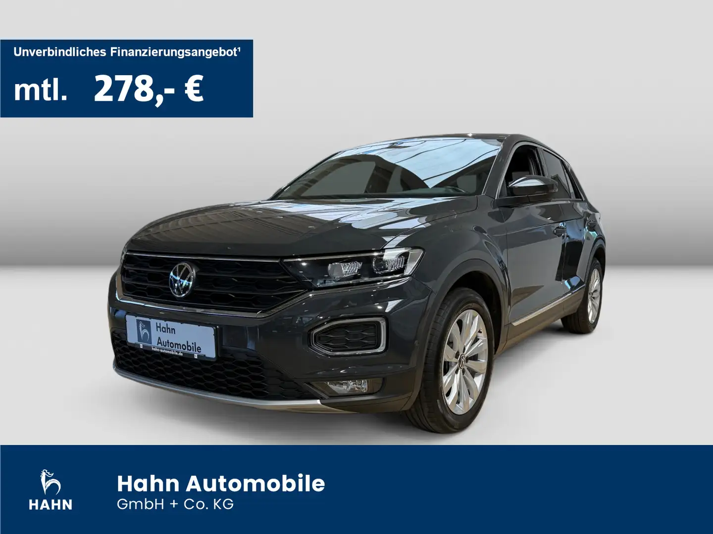 Volkswagen T-Roc 1.5TSI Sport AHK Cam LED Navi Sportsitze Grau - 1