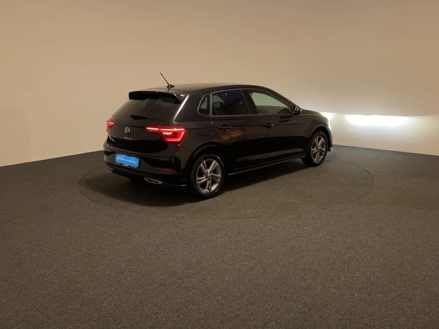 Volkswagen Polo VI 1.0 TSI R-Line Navi LED ACC Klima App-Connect P Schwarz - 2