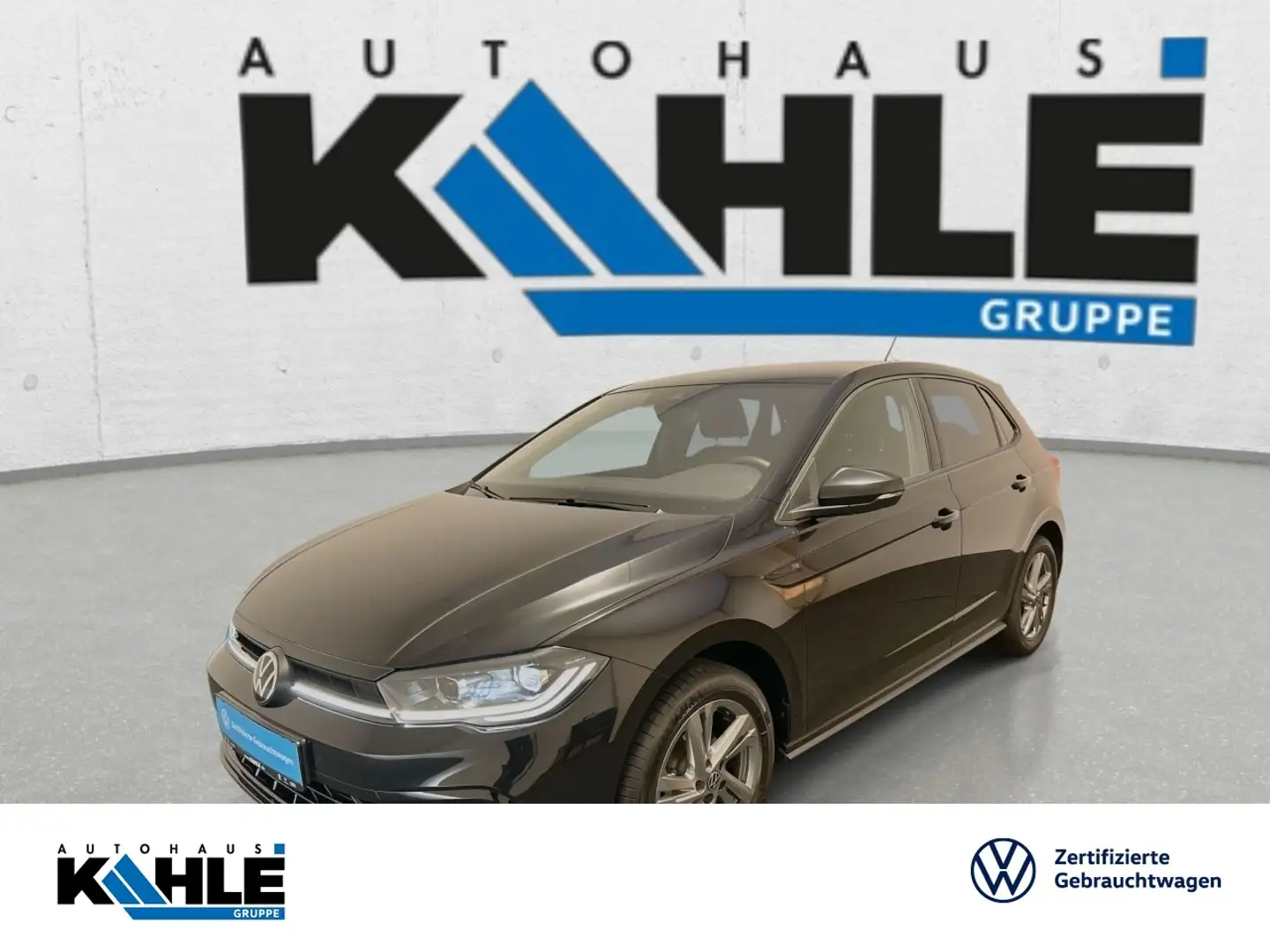 Volkswagen Polo VI 1.0 TSI R-Line Navi LED ACC Klima App-Connect P Schwarz - 1