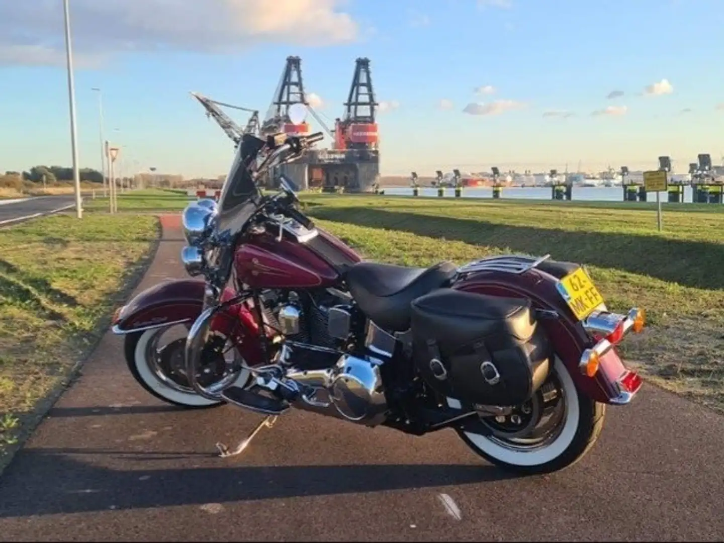 Harley-Davidson Heritage Softail 1340cc evo Rood - 2
