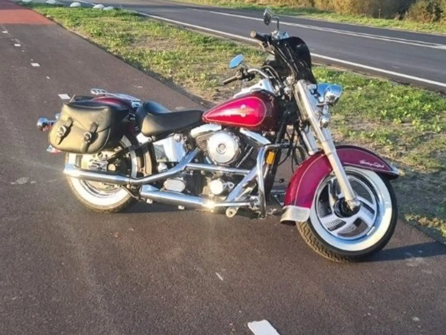 Harley-Davidson Heritage Softail 1340cc evo Rood - 1