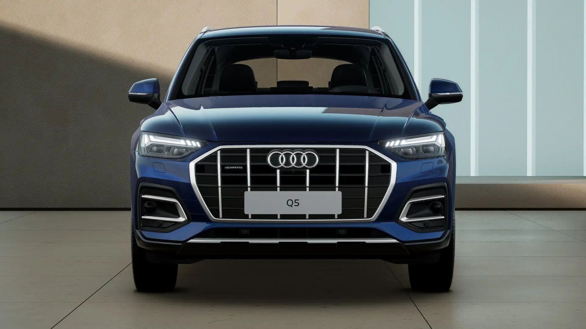 Audi Q5 40 TDI qu MATRIX AHK HuD Leder Kam. Advanced Blau - 2