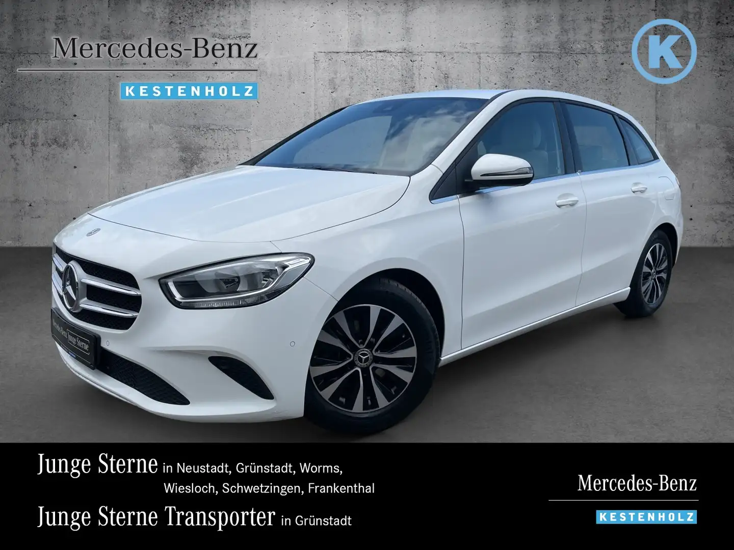 Mercedes-Benz B 180 B 180 STYLE+AHK+MEMORY+TOTWINKEL+SHZ+SOUND+DWA Weiß - 1