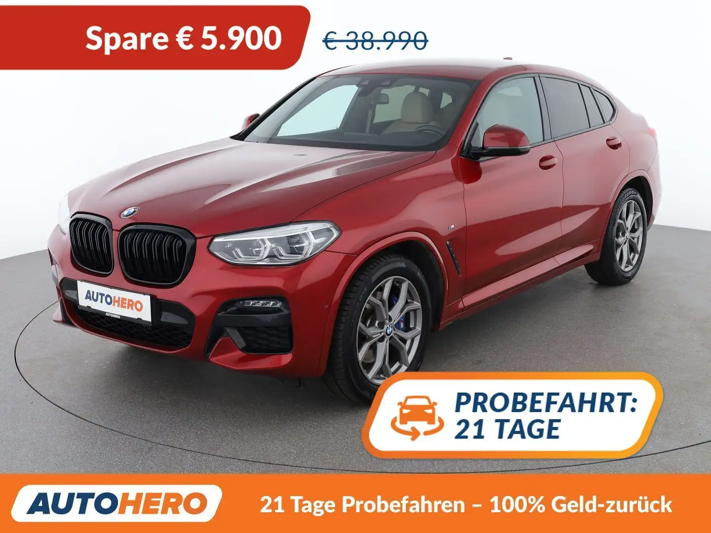 BMW X4 xDrive 30i M Sport Rot - 1