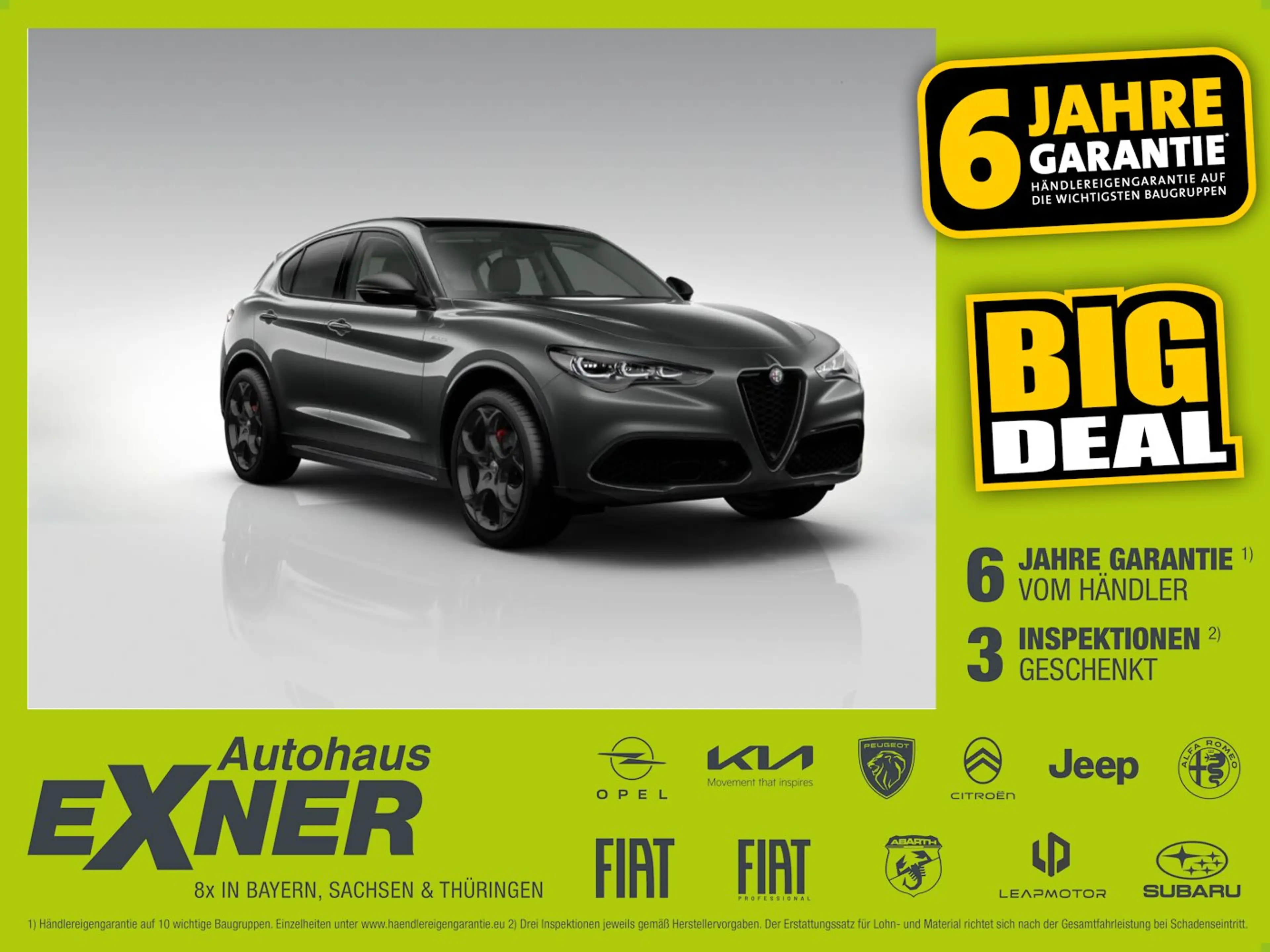 Alfa Romeo Stelvio Veloce Panoramaglasschiebedach, 21 ALU
