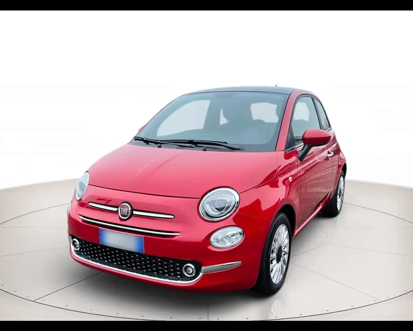 Fiat 500 1.0 Hybrid 70cv Dolcevita Rood - 1