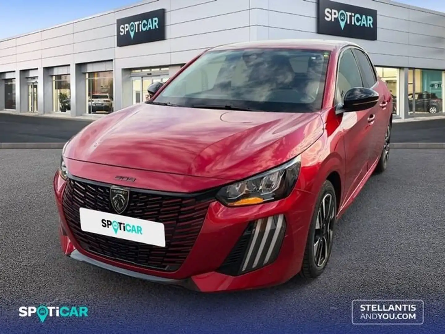 Peugeot 208 1.2 Puretech S&S Allure 100 Rojo - 1