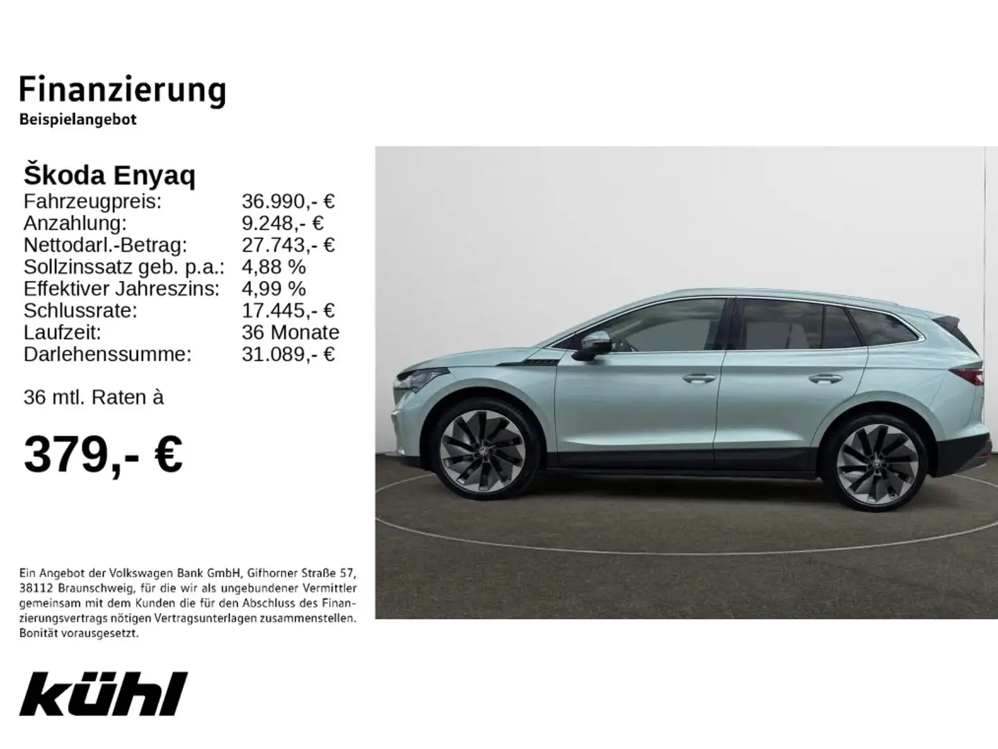 Skoda Enyaq IV 80 Suite Navi,Wärmepumpe,LM21 Silber - 2