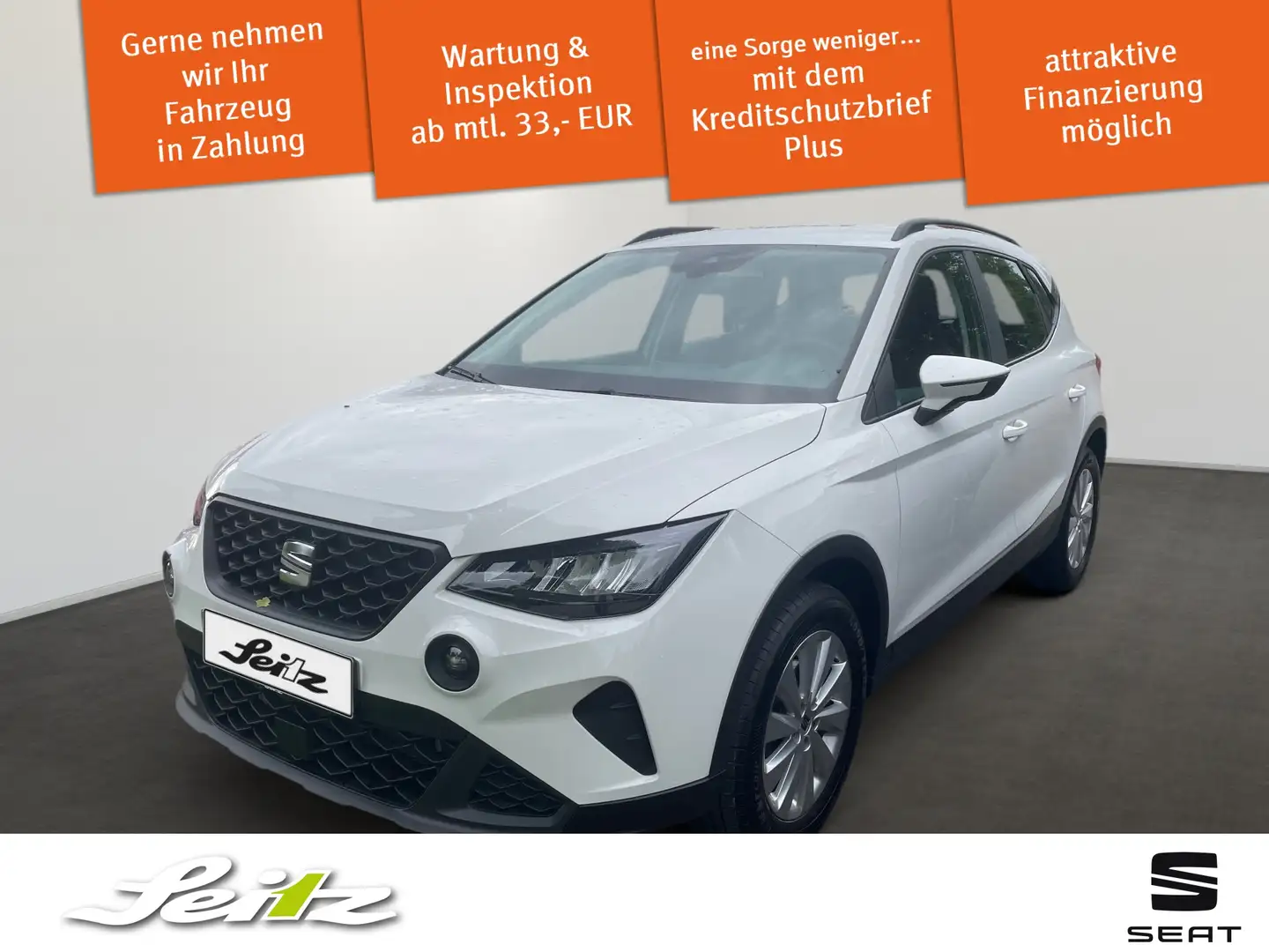 SEAT Arona 1.0 TSI DSG Style *PARKSENSOR*SITZH*FULL LINK* Blanc - 1
