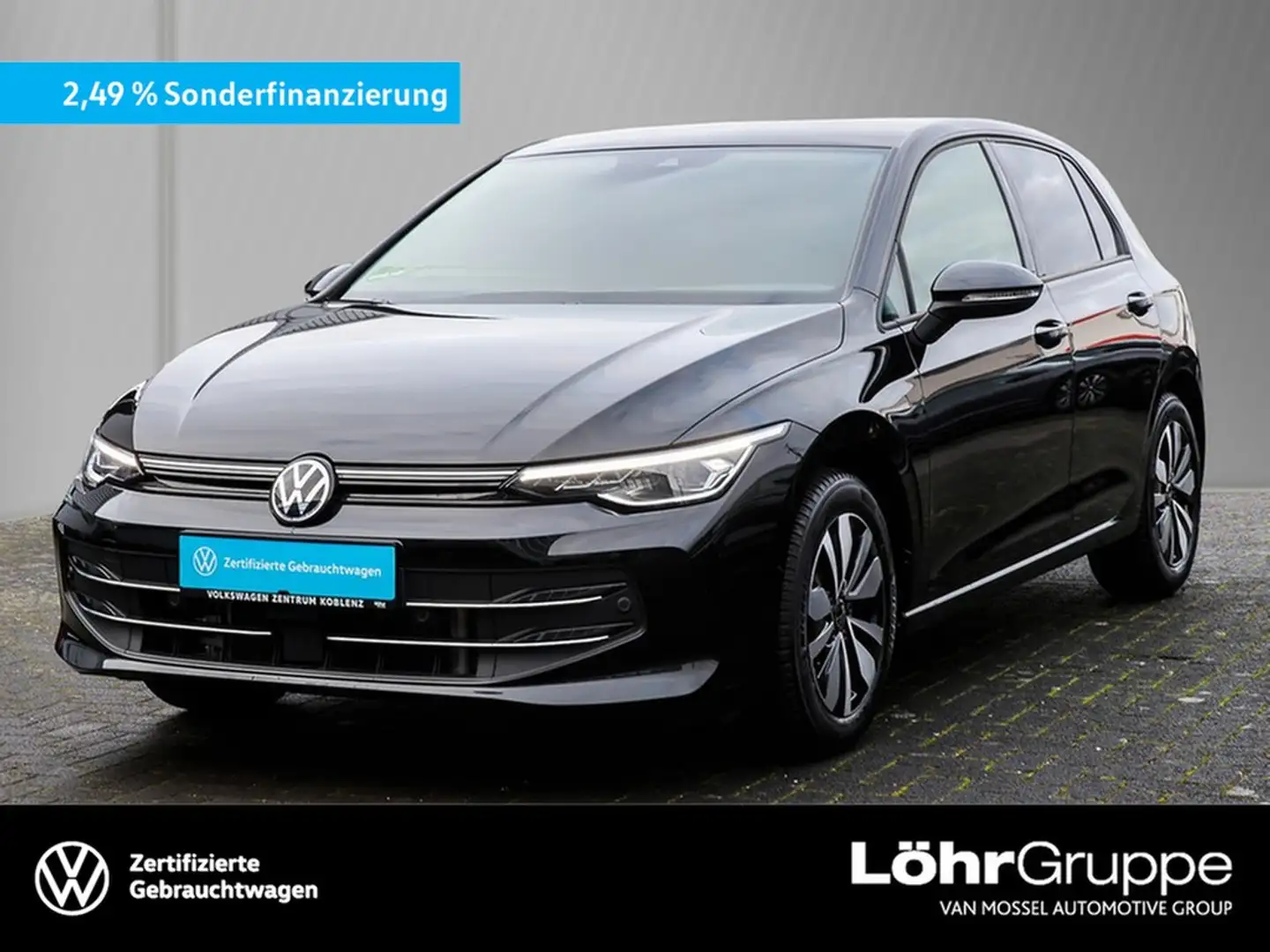 Volkswagen Golf VIII 1.5 TSI Goal Navi/AHK/LED Schwarz - 1