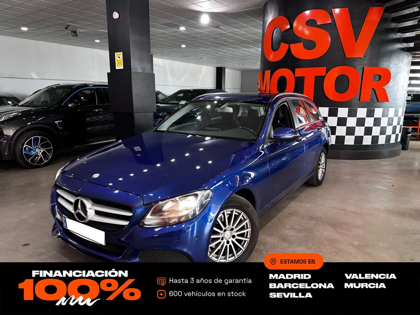 Mercedes-Benz C 200 Estate 200CDI BE Elegance Aut. Blauw - 1