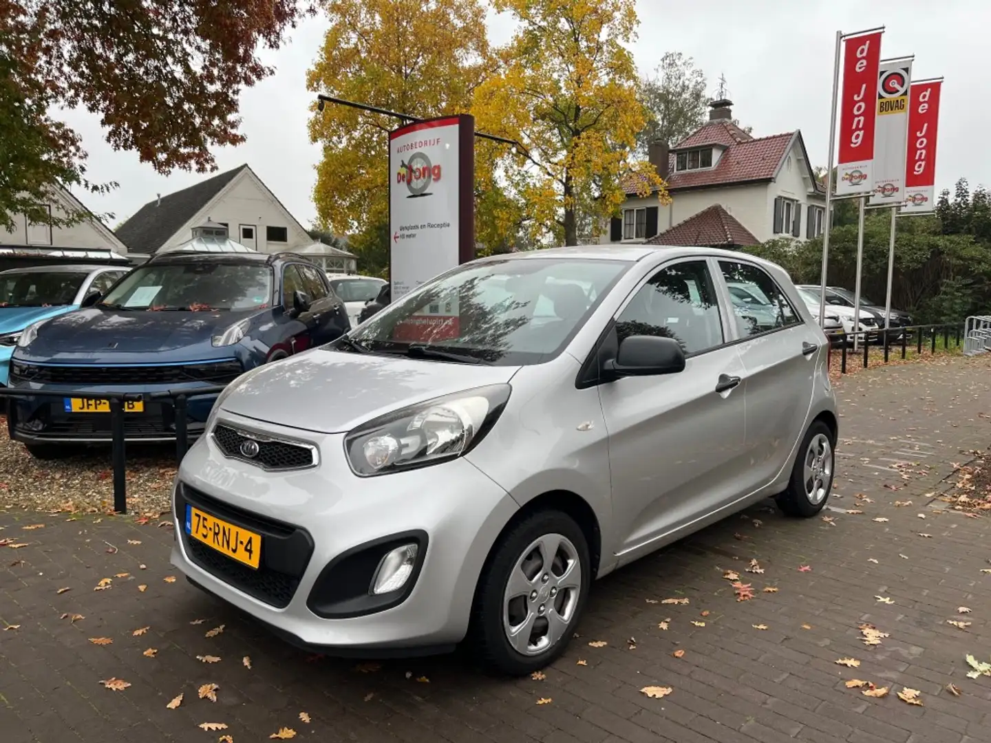 Kia Picanto 1.2 CVVT COMFORT PACK / AIRCO / TREKHAAK / ELEK. R Gris - 1