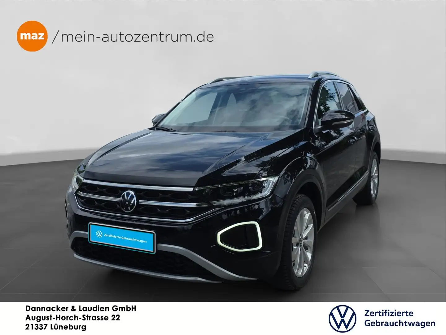 Volkswagen T-Roc 1.5 TSI Style Alu LED AHK Navi ACC Sitzheizu Schwarz - 1