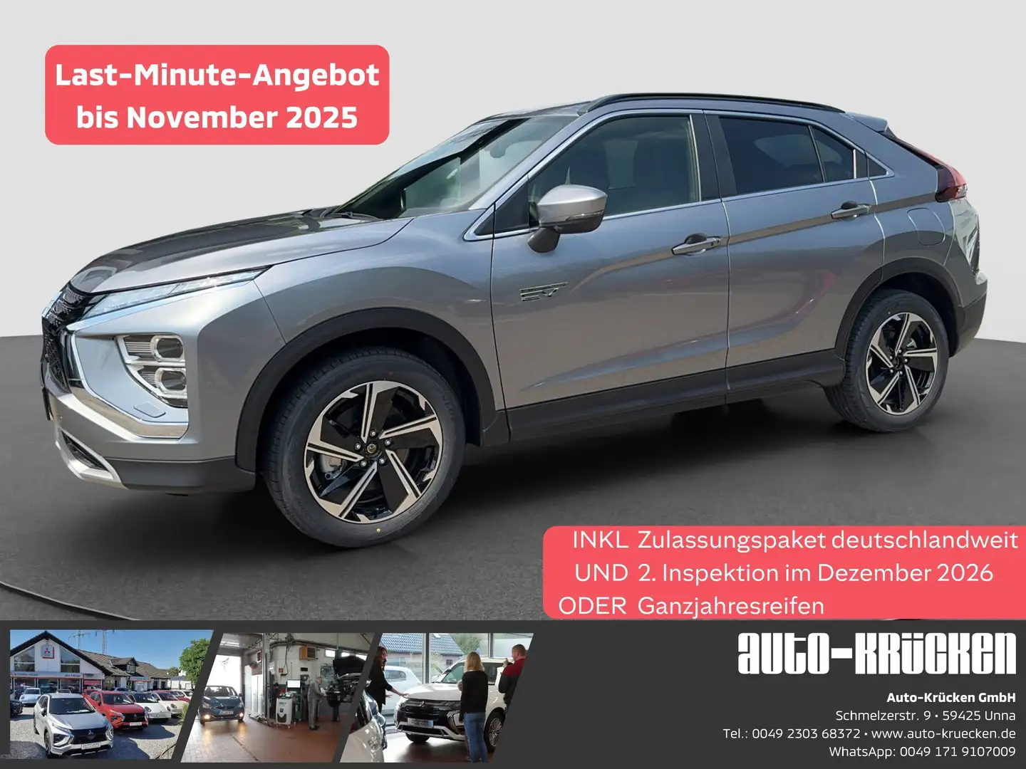 Mitsubishi Eclipse Cross Plus Ausstattung - LAST-MINUTE-ANGEBOT bis 11/2025 Gris - 1