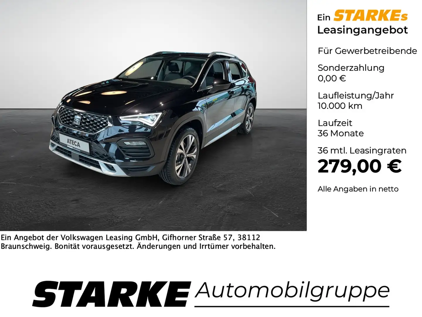 SEAT Ateca 1.5 TSI DSG Xperience Schwarz - 1