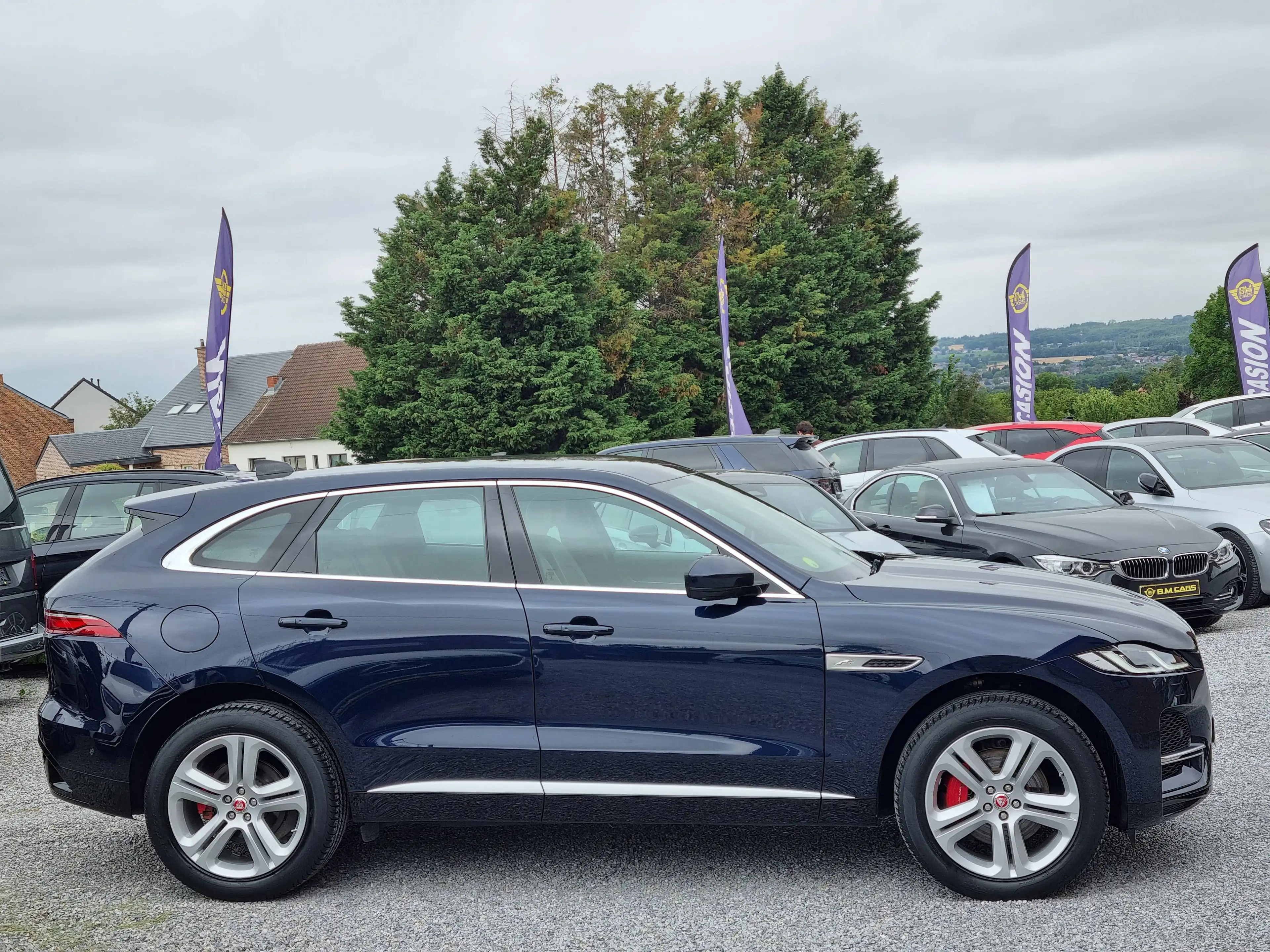 Jaguar F-Pace 2.0 D MHEV AWD D165 ✅HYBRID✅KEYLESS-CUIR-GPS-CAMERA360-CLIM-JANTES-CRUISE-LED-FULL OPTIONS — photo 4