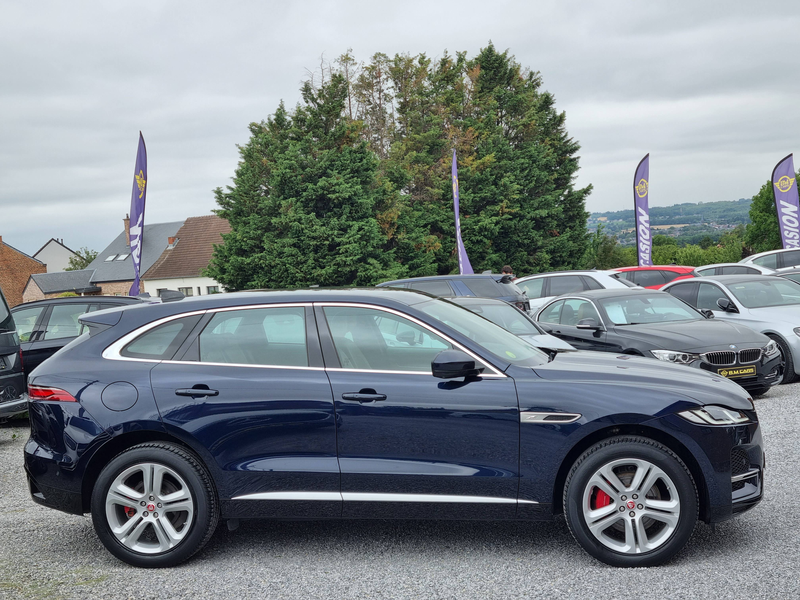 Jaguar F-Pace 2.0 D MHEV AWD D165 ✅HYBRID✅KEYLESS-CUIR-GPS-CAMERA360-CLIM-JANTES-CRUISE-LED-FULL OPTIONS — photo 4