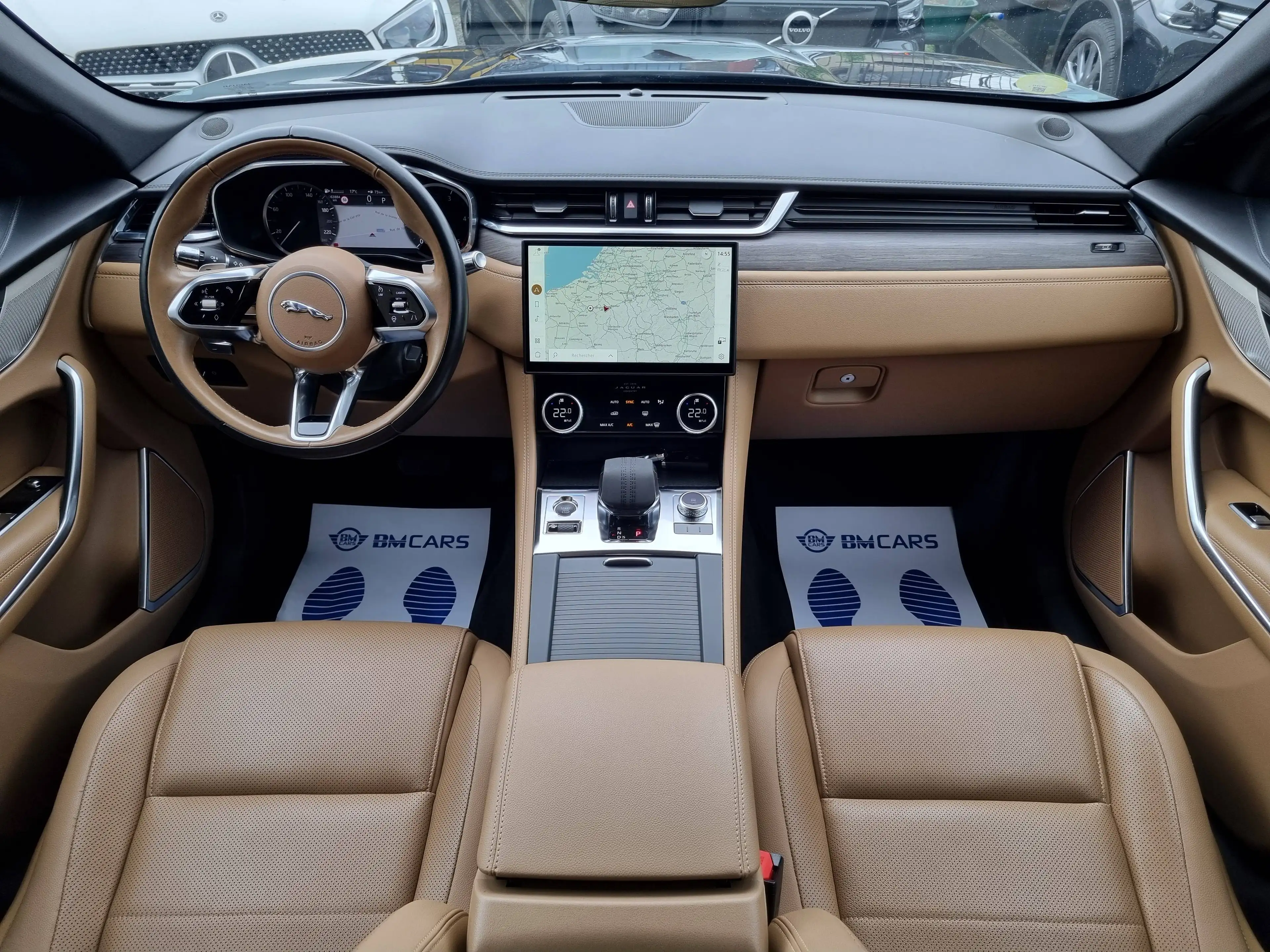 Jaguar F-Pace 2.0 D MHEV AWD D165 ✅HYBRID✅KEYLESS-CUIR-GPS-CAMERA360-CLIM-JANTES-CRUISE-LED-FULL OPTIONS — photo 10