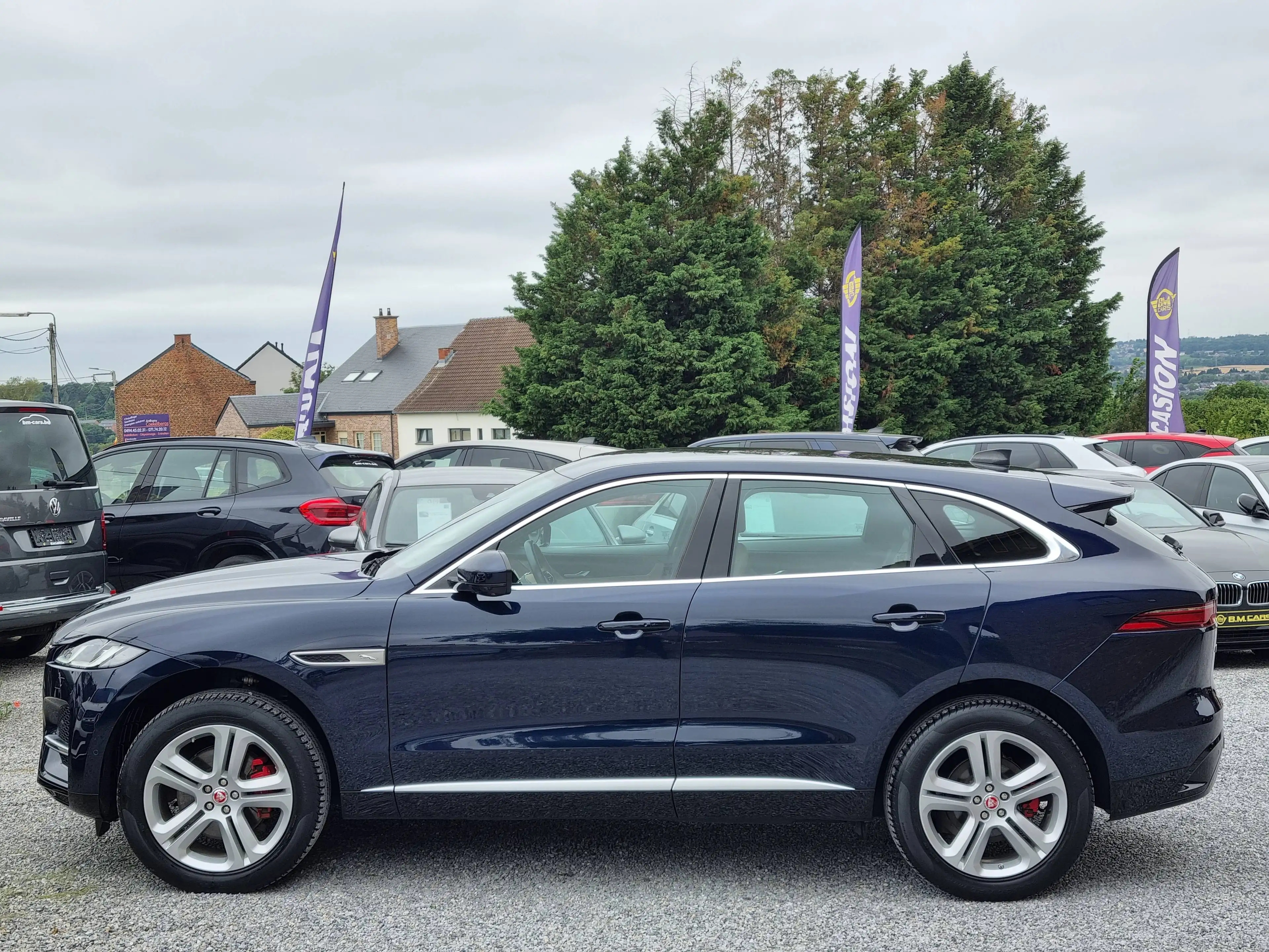 Jaguar F-Pace 2.0 D MHEV AWD D165 ✅HYBRID✅KEYLESS-CUIR-GPS-CAMERA360-CLIM-JANTES-CRUISE-LED-FULL OPTIONS — photo 5