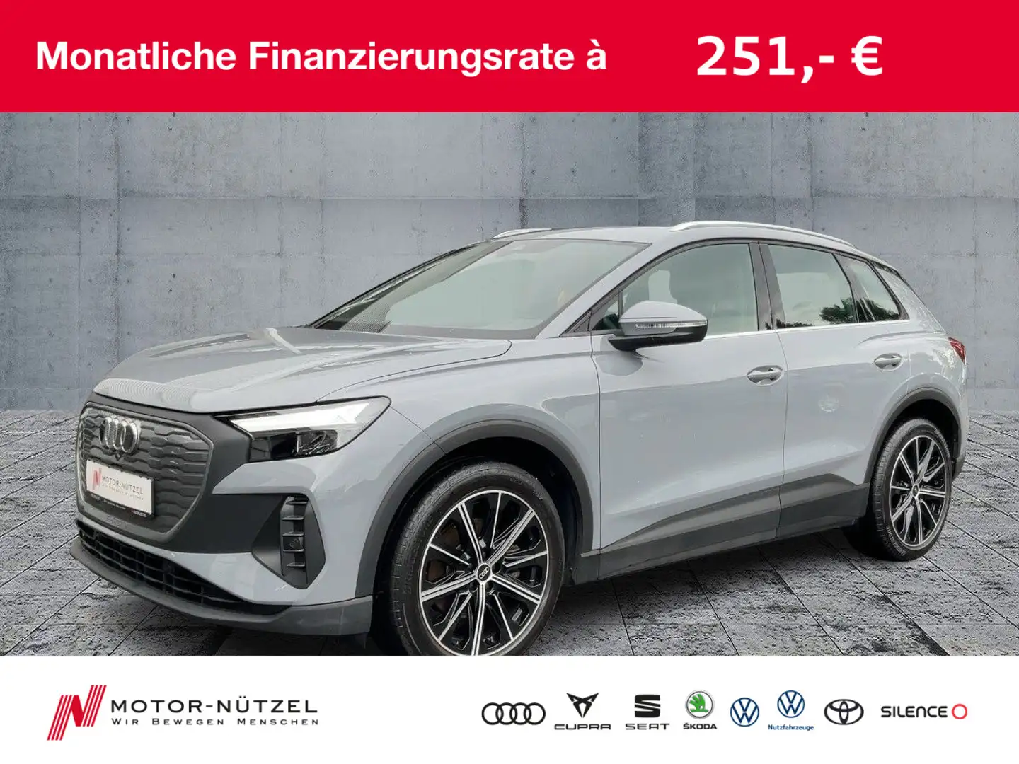 Audi Q4 e-tron 35 LED+PDC+VC+DAB+20"LM Grau - 1
