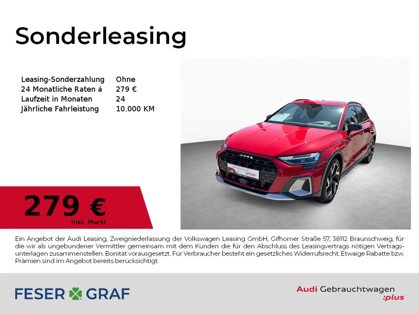 Audi A3 allstreet 35 TDI - S line - MATRIX - KAMERA Rot - 1