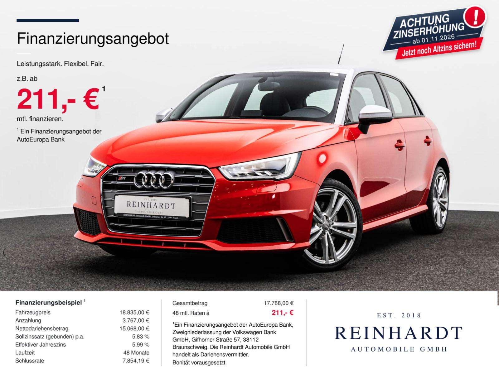 2016 Audi S1