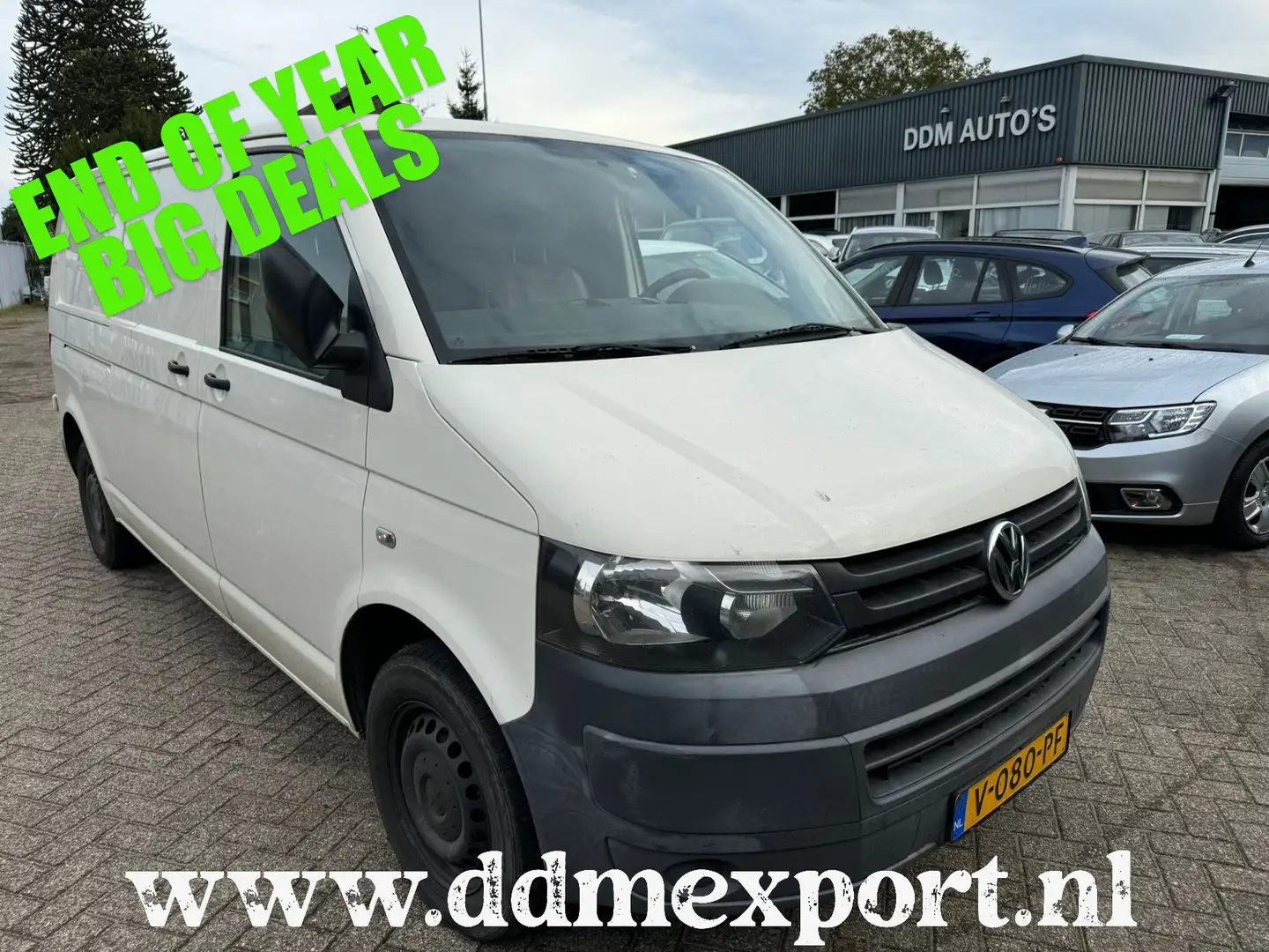 Volkswagen T5 Transporter 2.0 TDI L2H3 NO START MARGE Wit - 1